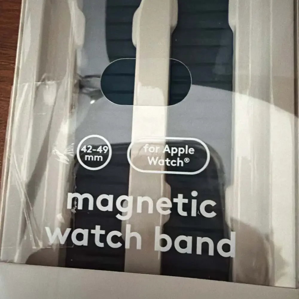 heyday‎ Blue Magnetic Silicone Watch Band for Apple Watch 42-49mm
